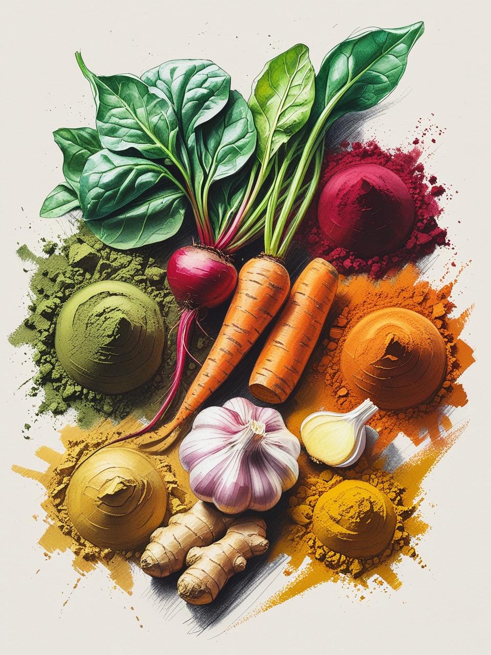 Dehydrated Vegetable Powders